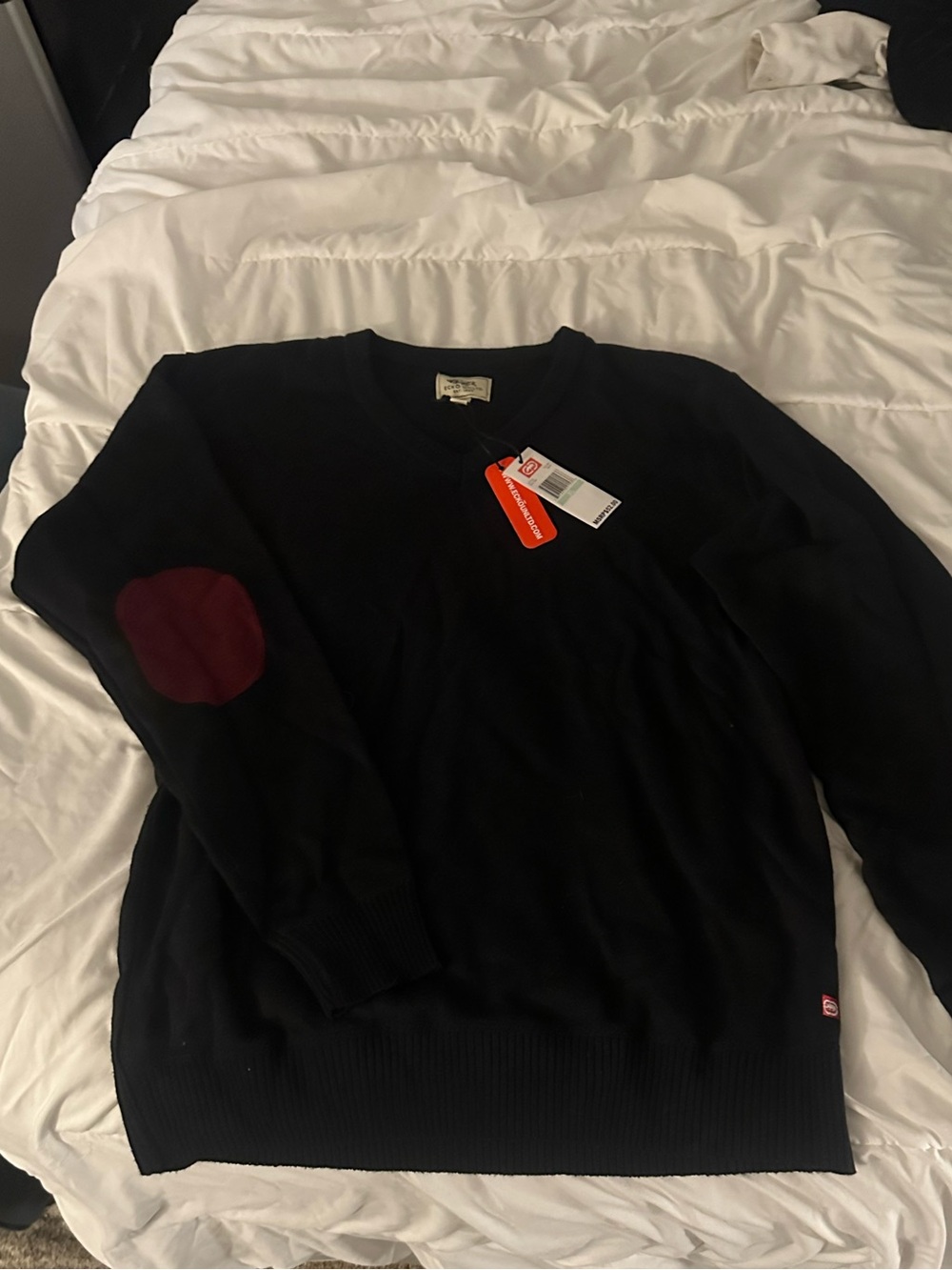 ECKO UNLTD BLACK SWEATSHIRT w/EED ELBOWS